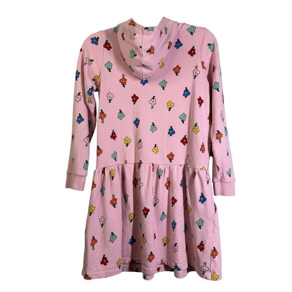 HANNA ANDERSSON Dress Girls 12 (150) Novelty Blossom Print w/Hoodie & Pockets‎ - Picture 2 of 8